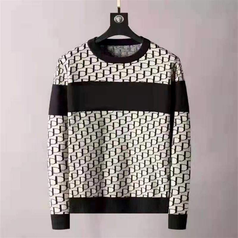 

mens designer sweater Long Sleves Knits Letters Embroidery Fashion Unisex Pullover Sweatshirt Men Tops Clothing Asian Size