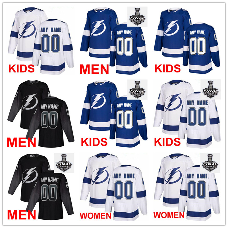 

Men Kids Women Stanley Cup Finals Brayden Point Jerseys Tampa Bay Lightning Steven Stamkos Victor Hedman Nikita Kucherov Palat Vasilevskiy, As shown