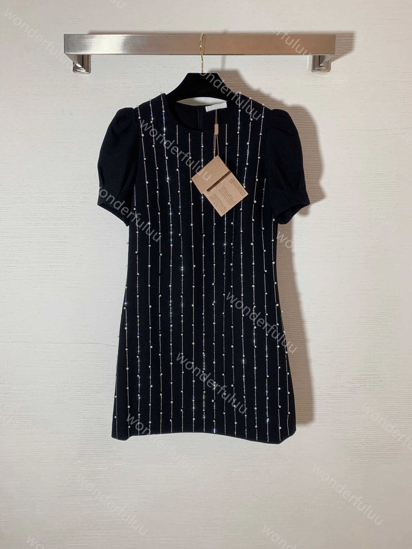 

2021ss womens casual dress Fashion Women Designers Clothes for office skirt Great quality cotton lady prom dresses does not shrink PCHG, Black