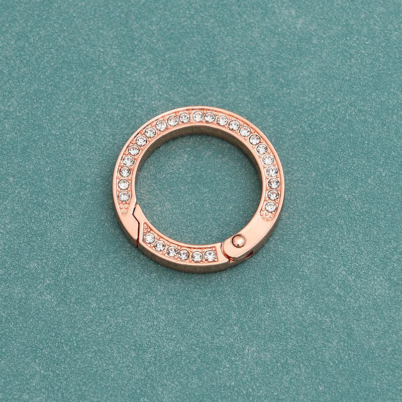 

Keychains Simple Car Key Chain Pendant Creative Diamond Ring Universal