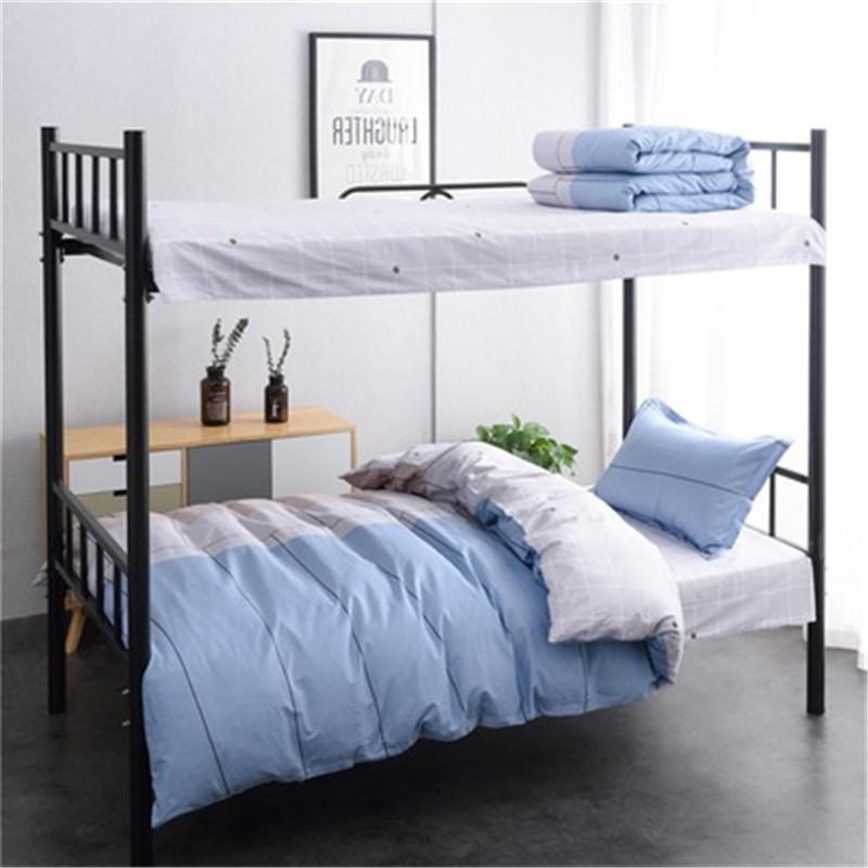 

Bedding Sets Cotton Simple Student Dormitory Three Piece Twill Printing Set Fresh And Lovely Kids Sheet Quilt Cover, Jf008-18