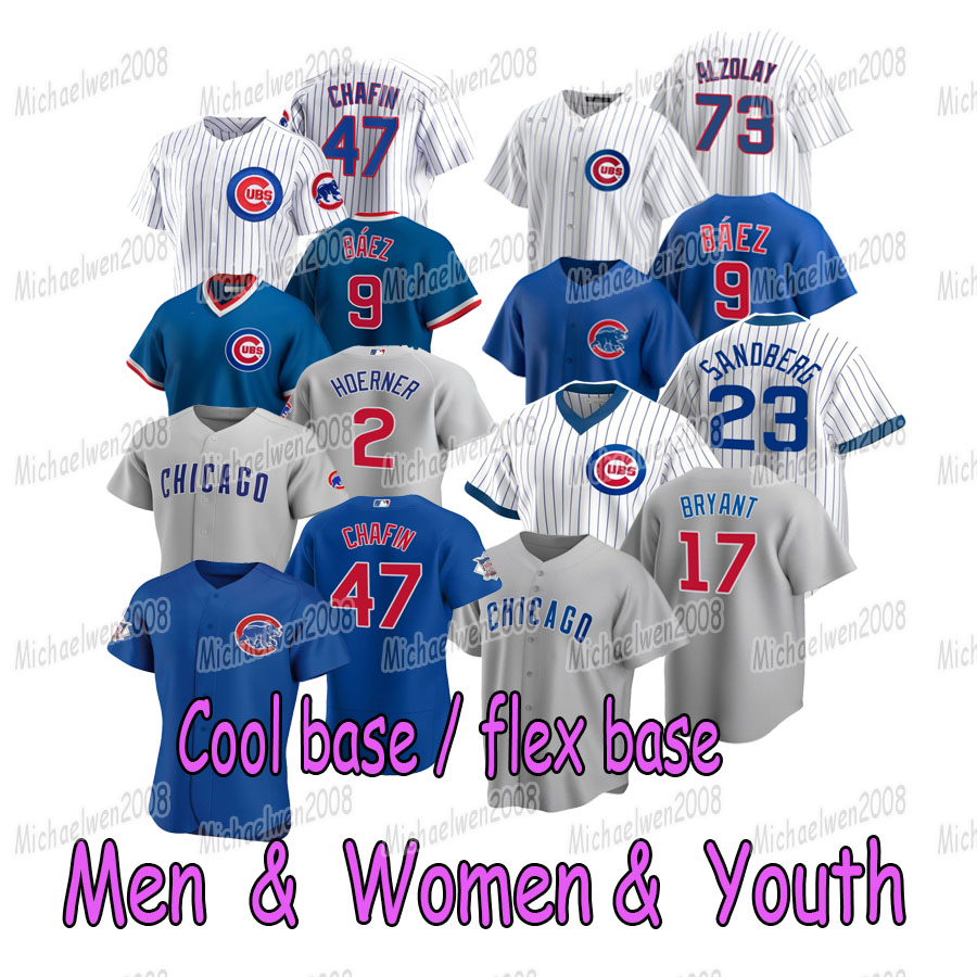 

9 Javier Baez 2021 custom jersey Joc Pederson Jake Marisnick Jason Heyward Eric Sogard Ian Happ Rizzo Matt Duffy 17 Bryant David Bote Tony Wolters Willson Contreras, Women cool base
