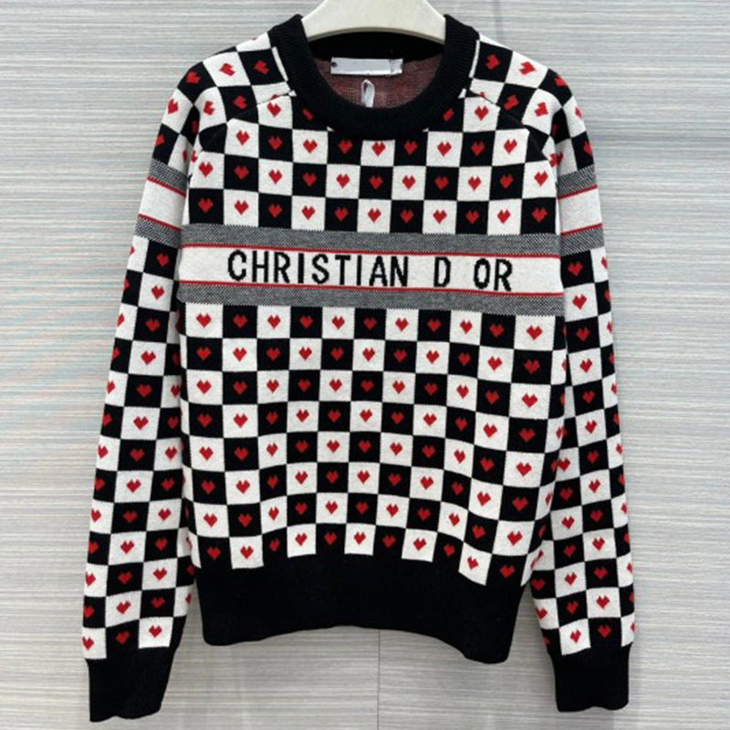 2021 Early Automne Nouveau Noir et Blanc Love Love Coréen Mode Polyvalent Age Polonatile Réducteur en vrac mince manches longues