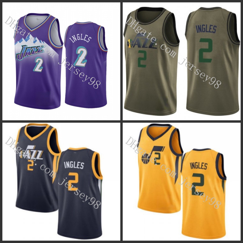 

UtahJazzMen #2Joe Ingles men Jersey