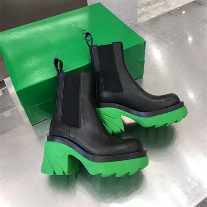 

2021 fashion designer non slip sole, luxury women's boots, leather material, beautiful and comfortable, size 35-40 happiness color, Pink