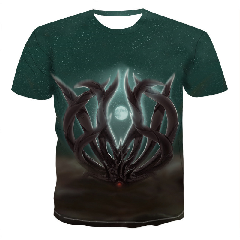 

Men' T-Shirts Summer 3D Print Naruto Printing Short Sleeve Shirt Fashion Latest Mens T-shirt Casual Breathable T-shir, 12#