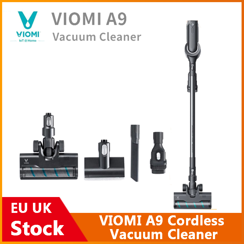 

2021 VIOMI A9 Handheld Cordless Vacuum Cleaner One button on/off Replaceable battery design 23000pa suction
