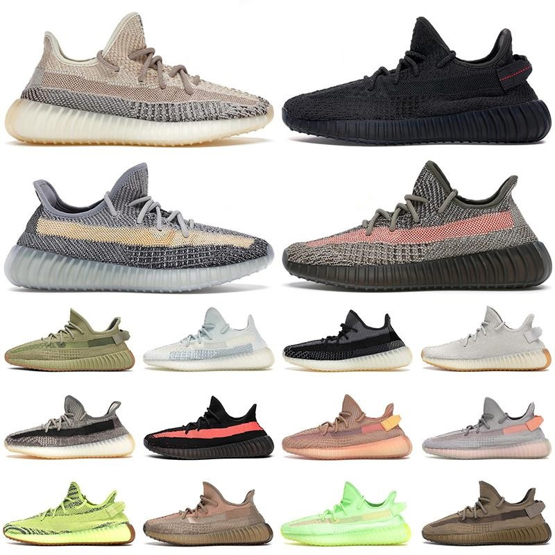 

Men Women Shoes Running 3M Bred Ash Pearl Carbon Zebra Israfil Earth Sand Static Black Yecheil mens trainers sneakers Eur 36-48