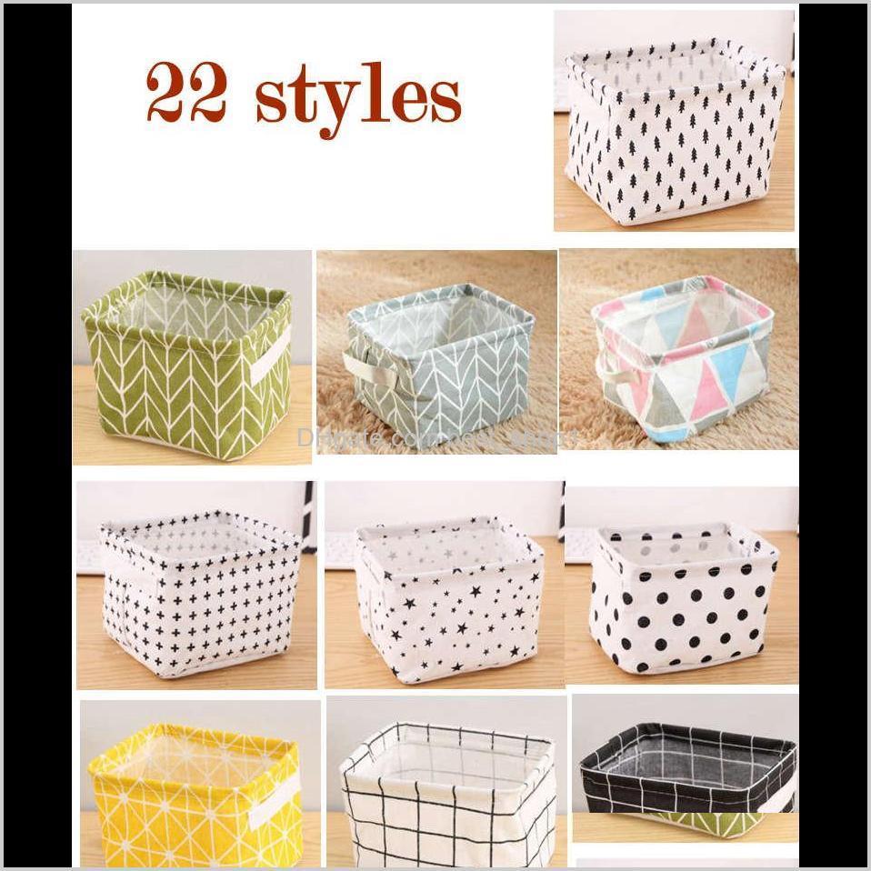 

Boxes Storage Foldable Colors Sundries Bin Closet Toy Box Container Organizer Fabric Home Desktop Washstand Cosmetics Basket J Ubdqx