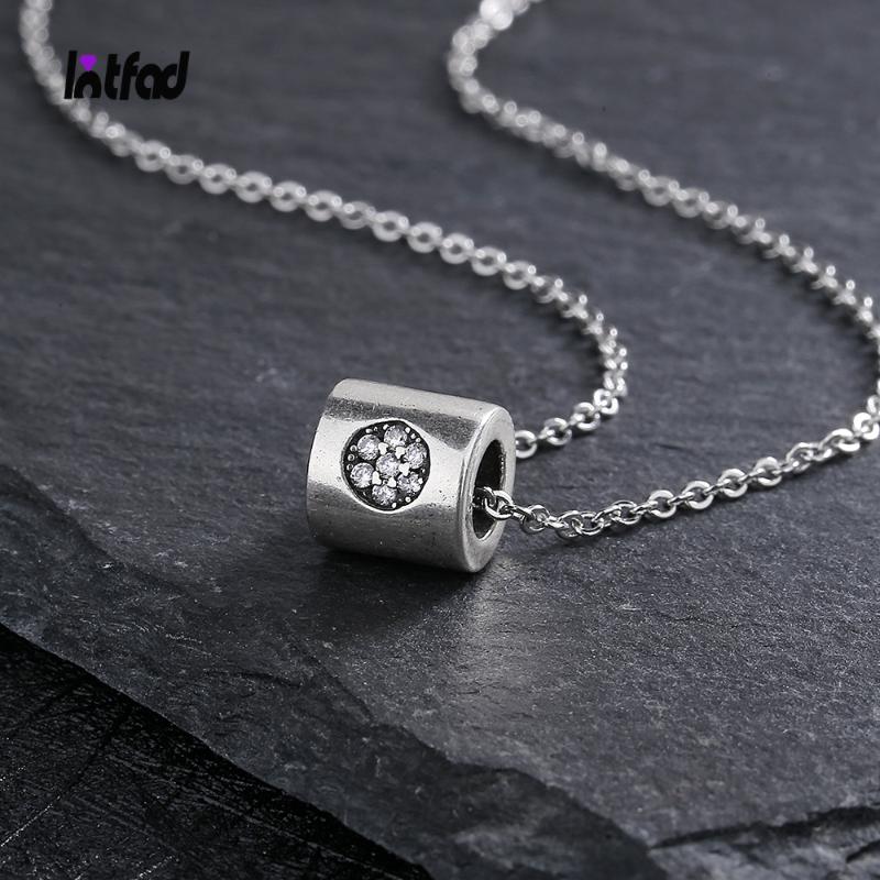 

Chains Rotating Lucky Necklace S925 Sterling Silver Shining Flower Zircon Engagement Wedding Gift For Women Chain Jewelry