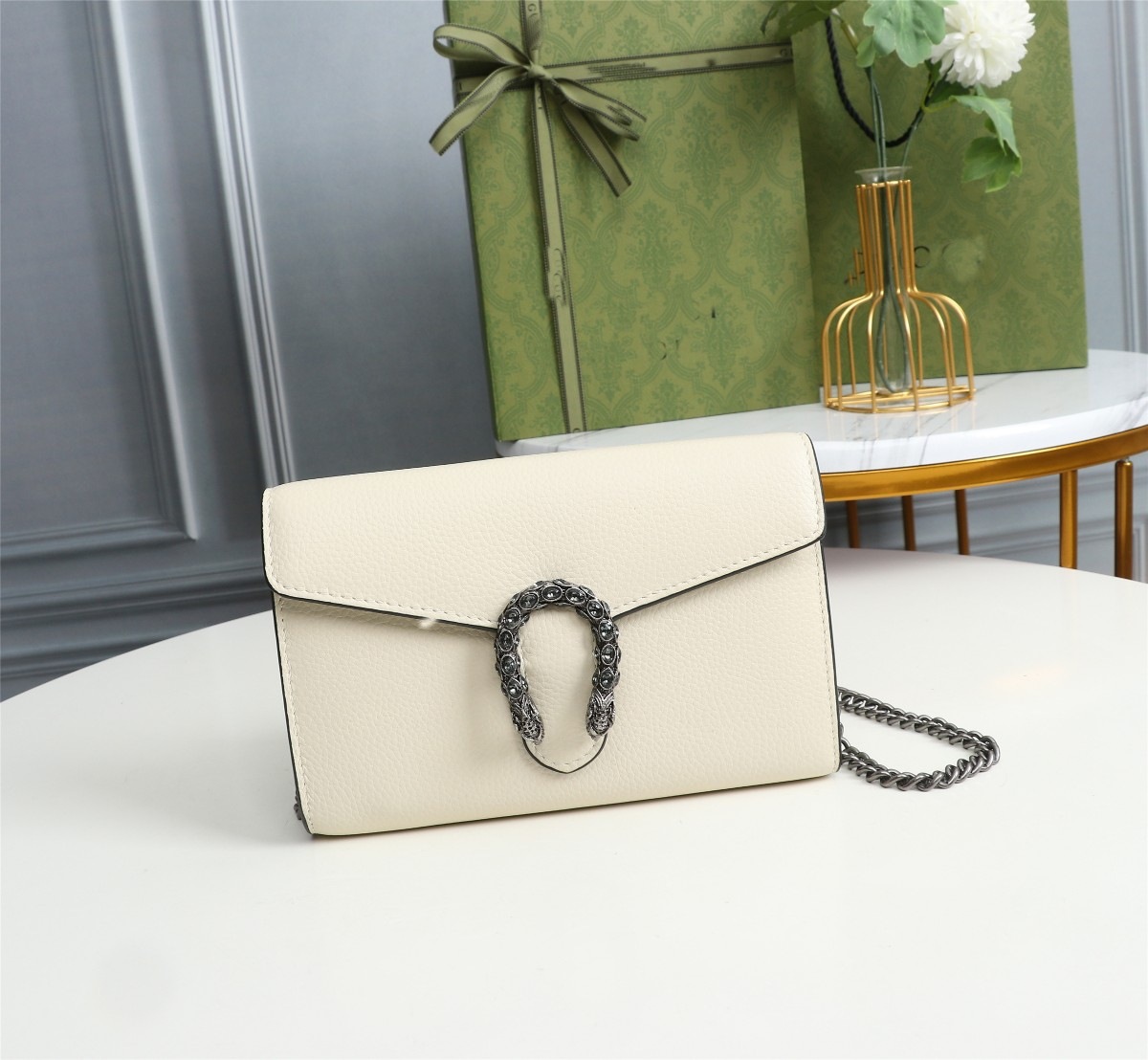 

Woman Leather Handbag Original box Evening Bag High quality Cross body fashion lady purse messenger, Red