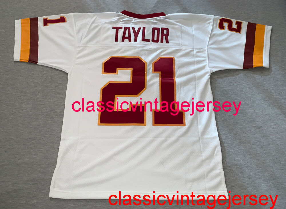 

Stitched Men Women Youth Mitchell & Ness 2007 Sean Taylor WHITE Jersey Embroidery Custom Any Name Number -5XL 6XL