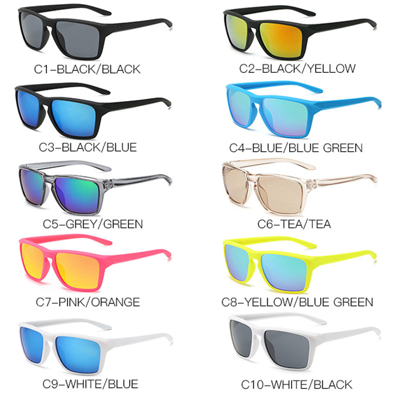 Cool Glasses in USA Womens Mens Sunglasses Eyewear Square Sunglass Sunshades for Men and Women 10 Dazzle Colors