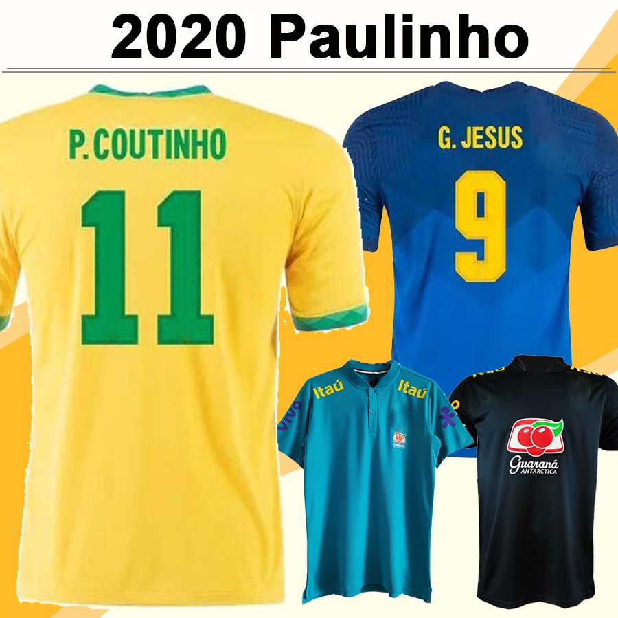

2021 P. COUTINHO G. JESUS Mens Soccer Jerseys PAULINHO D. COSTA Home Away Training Wear Football Shirt National Team MARCELO COUTINHO Uniforms, Qm1079 2020 away no patch