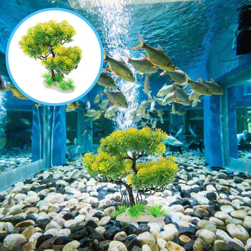 

Decorations Fish Tank Landscaping Decor Aquarium Artificial Tree Ornament