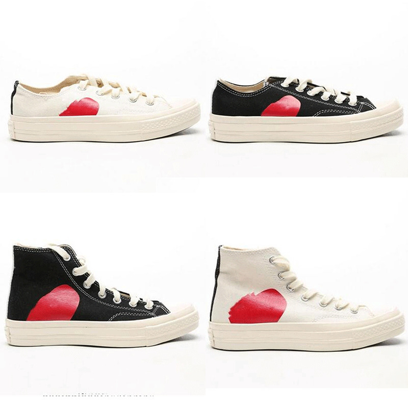 

Mens Commes Des Garcons Play Chuck 1970 Casual Shoes For Girl Tayler Vulcanized Sneakers Boy Skateboarding Womens Skate Size 35-44