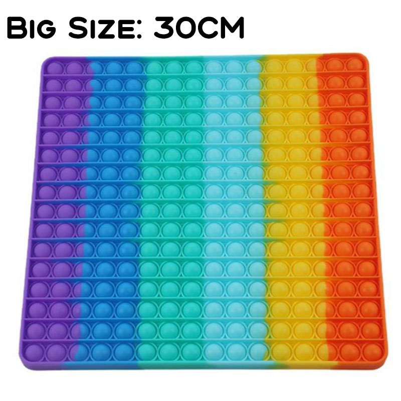 

BIG SIZE 30CM More Styles Push Pop Bubble Fidget Sensory Toy Autism Special Needs Stress Reliever Toys Adult Kids Funny Antistress Fidget Toys