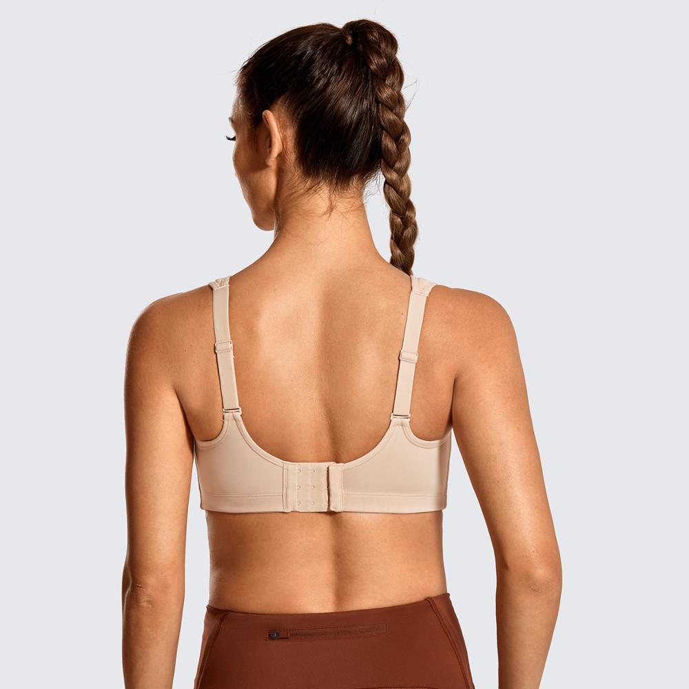 

Sport,Gym,Running etc. Women's High Impact Full Coverage Bounce Control Underwire Workout Sports Bra, Beige02