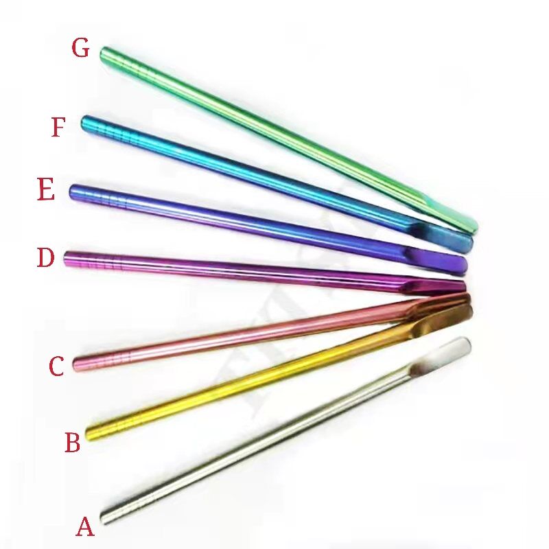 

TITST Smoking Colorful GR2 Titanium Wax Dab Carving Tool for dabbing