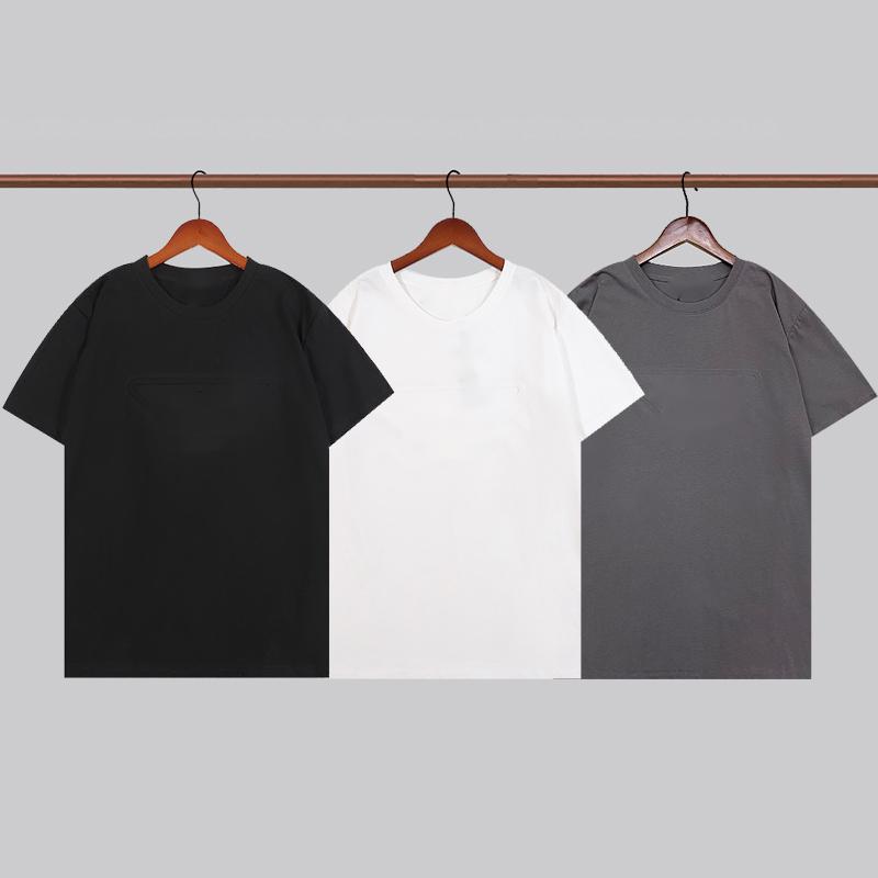 

P-2770 Summer Tops Ladies Short Sleeve Tees Solid Color Round Collar Pullovers Casual Loose Streetwear T-shirt, White