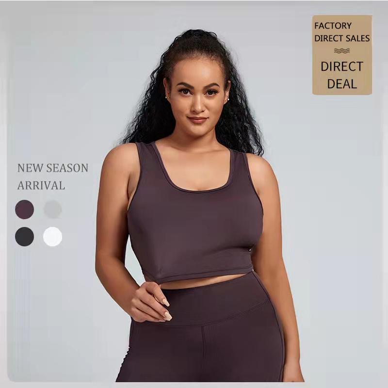 

Yoga Outfit Plus Size Bras For Women Seamless Bra 4XL Bralette Push Up Brassiere Vest Wireless Sports Top Woman