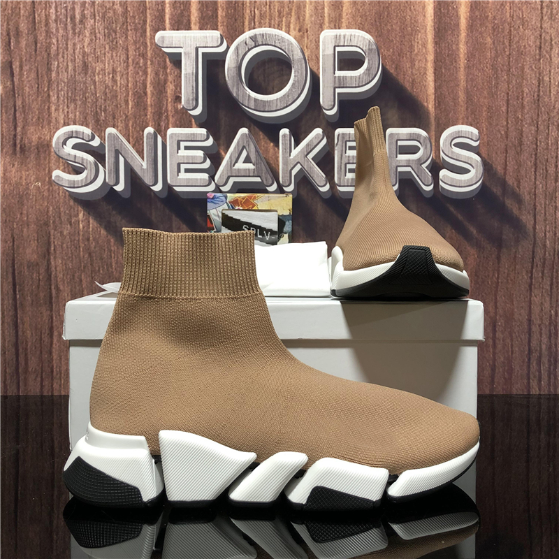 

Top Quality Pairs Fashion Designers Shoes Womens Speed Sport Sneakers Men Women Triple S Black Outdoor Platform Socks 2.0 Casual Trainer With Box Size 36-45 EUR, Customize
