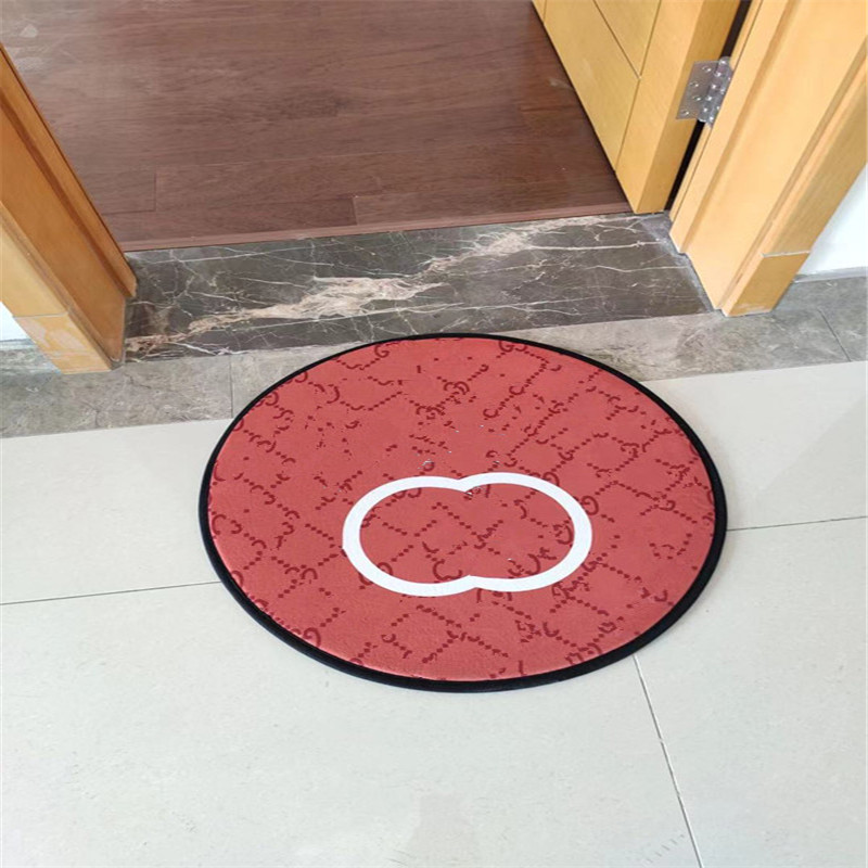 

home door carpet luxury designer foot rug classic style hotel letter pattern no-slip mat