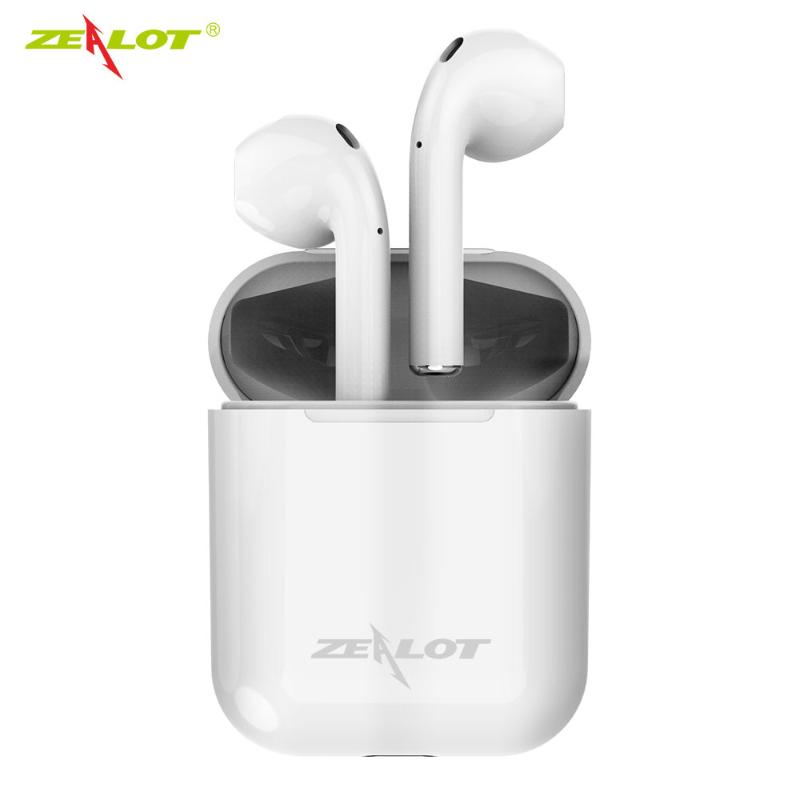 

Headsets ZEALOT H20 TWS Mini Bluetooth Wireless Earbuds 5.0 In Ear Bass Stereo For Phones With Charging Box