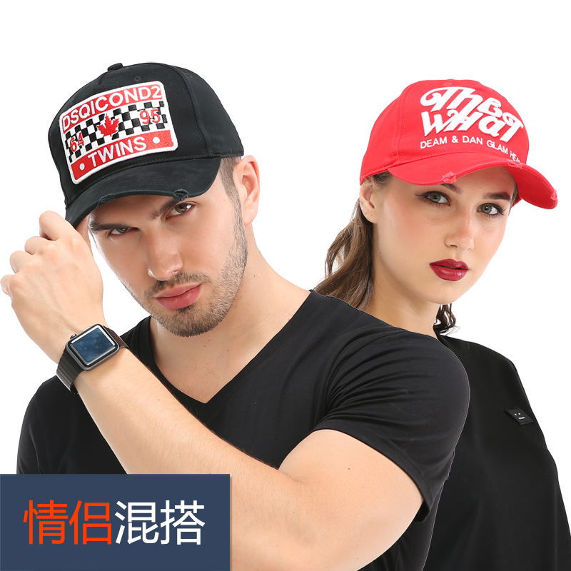 

Hot Hat Mens Four Seasons Outdoor Leisure Cotton Baseball Cap Peaked, D65 black