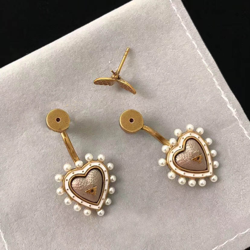 

Fashion Charm earrings aretes orecchini for women party wedding lovers gift jewelry engagement with box HB0704, Golden