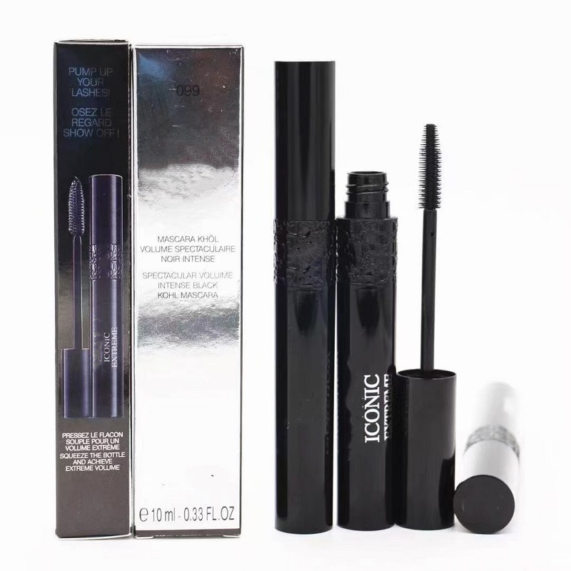 

Eye Makeup Mascara Waterproof Cool Black Thick Eyes 10ml Length and Curl Long-Lasting Natural