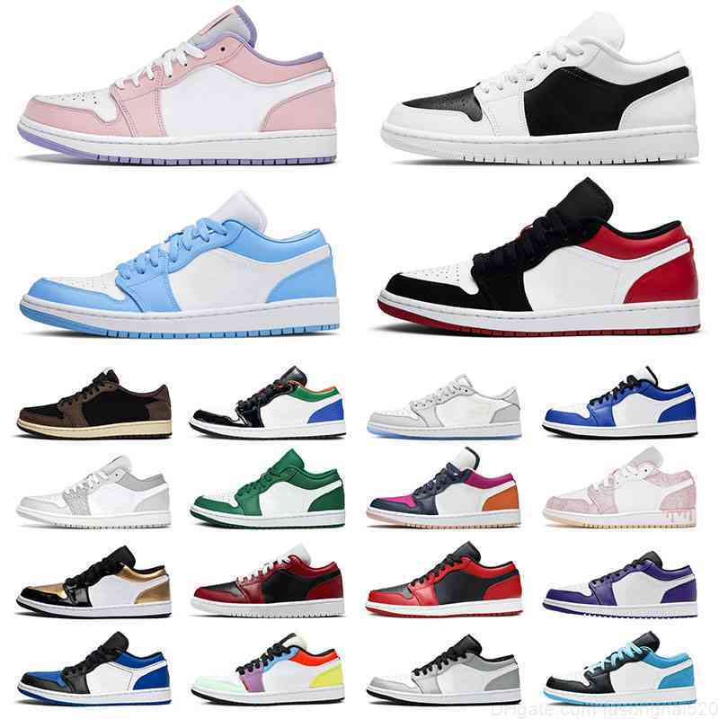 

Retro Basketball Shoes whiteÂ off Mens Womens Jumpman 1 Sports Sneakers Chicago Paint Drip Panda 1s Low Court Purple UNC Shattered Gym Red
