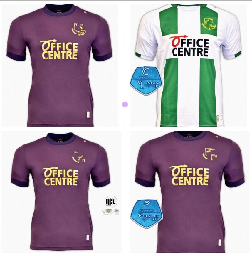 

21 22 FC GRONINGEN socer jerseys 50th anniversary home away purple gold 2021 2022 robben Abraham van Kaam Strand Larsen Matusiwa adult men's football shirts tops thai, White