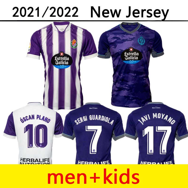 

Real Valladolid 21 22 soccer jerseys Lucas Olaza HOME away Anuar FEDE S. R. Alcaraz Sergi Guardiola Óscar Plano 2021 2022 camisetas de fútbol men+kids kit FOOTBALL SHIRTS