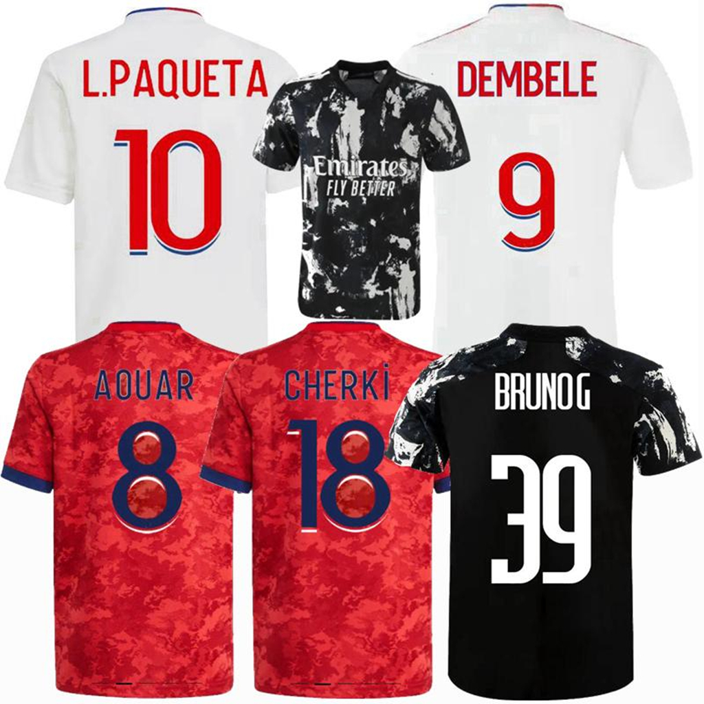 

2021 2022 AOUAR GUIMARAES Soccer Jerseys LYON L.PAQUETA 21 22 home away 3rd football men and kids shirt, Home kids sets
