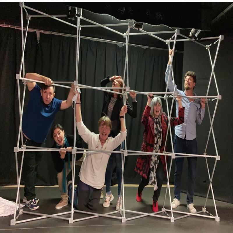 

Party Decoration Artificial Flower Wall Display Stand Wedding Background Stretch Bracket Outdoor Performance Advertising Aluminum