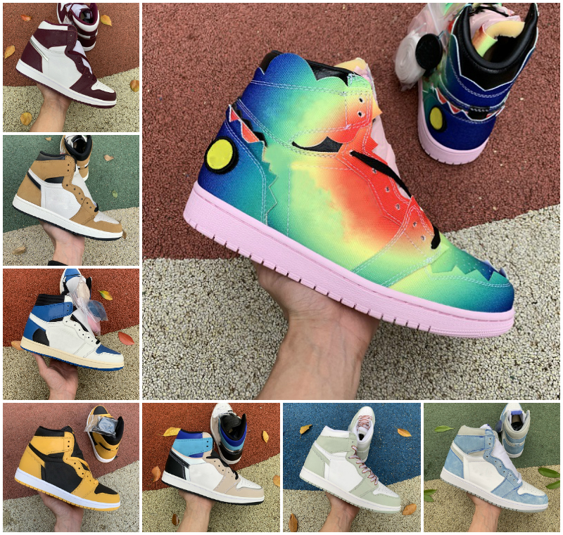 

2022 With Box Jumpman 1 1s Mens Basketball Shoes Hyper Royal University Blue Obsidian UNC Twist Electro Orange Pollen Dark Mocha Women Seafo