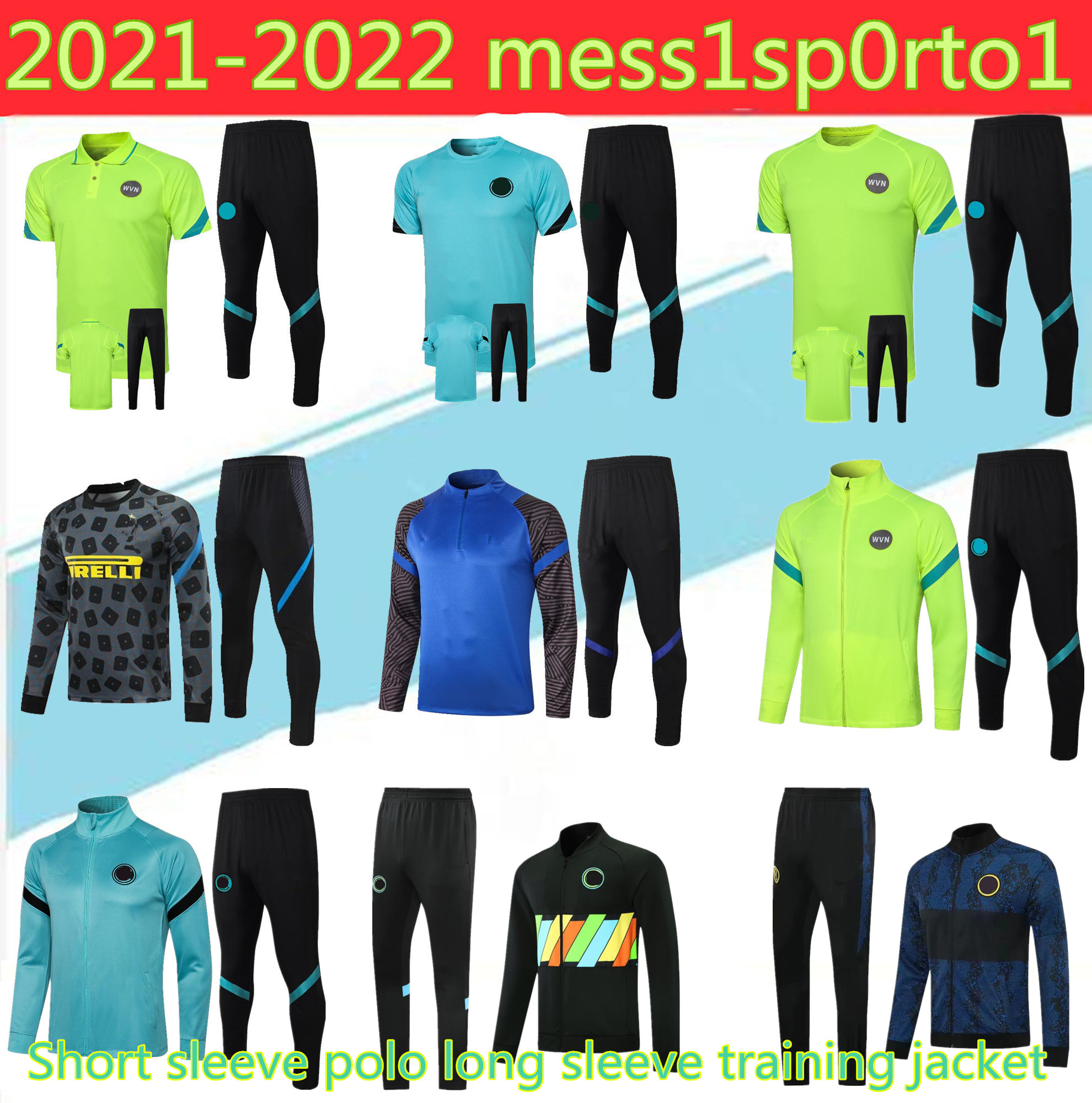 

20 21 Short sleeve polo long sleeve training jacket soccer training suit set 2021 ERIKSEN VIDAL, Red