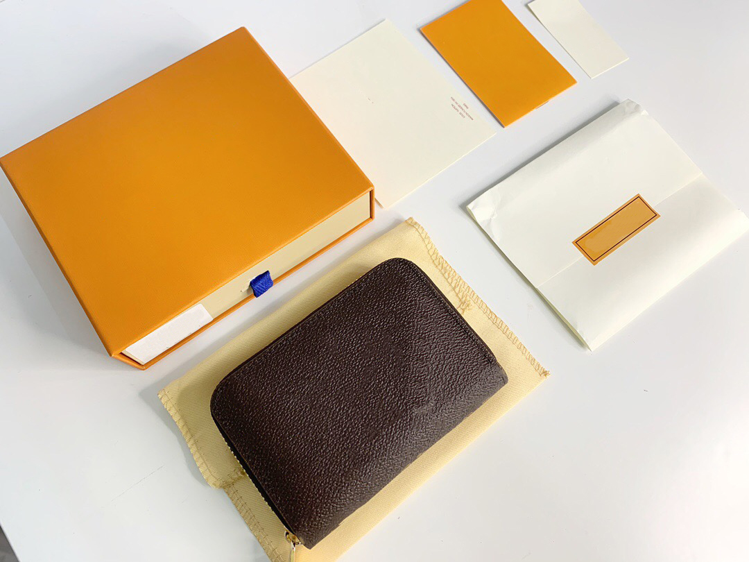 

High Quality 2021 Classic wallets Woman Fashion designers Clutch purses Monogrames Clemence long wallet Card Holder Purse With Box Dust Bag 118, Baige