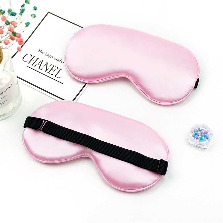 

double-sided Hot silk sale imitation Eye adjusting mask eye mask soft silk shading sleep travel eye masks GWA4021 10