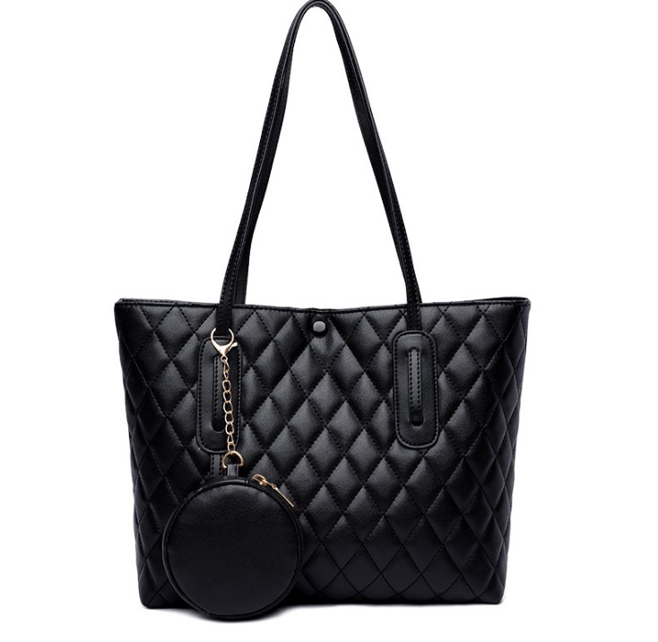 

Shoulder Bags Temperament Luxury Bag 2021 Fashion All-Match Leather Sense Rhombus Large Capacity Picture Female, White