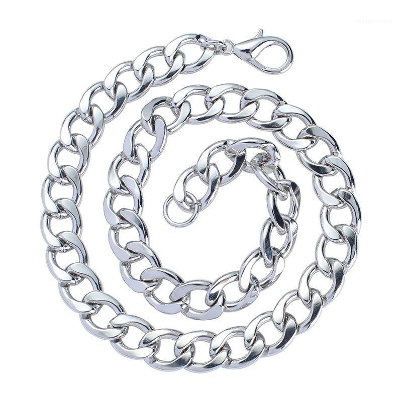 

Chains Fashion Simple Smooth Necklace Punk Hip Hop Luxury Single-Layer Personality Versatile Metal Necklaces For Men Jewelry Party Gift
