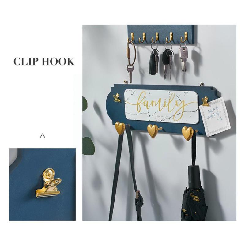 

Hooks & Rails Home Living Room Porch Wall Decoration Storage Rack Wooden Sign Art Hook Shop Nail B8r9