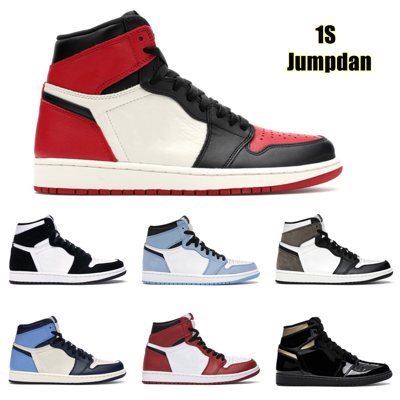 

2022 Top Quality Jumpman 1 1s Hight Cut Fearless Obsidian UNC Shoe Mens Womens Basketball Shoes Banned Bred Toe Chicago Boy Girl Aj1 airforceone, #10-volt gold