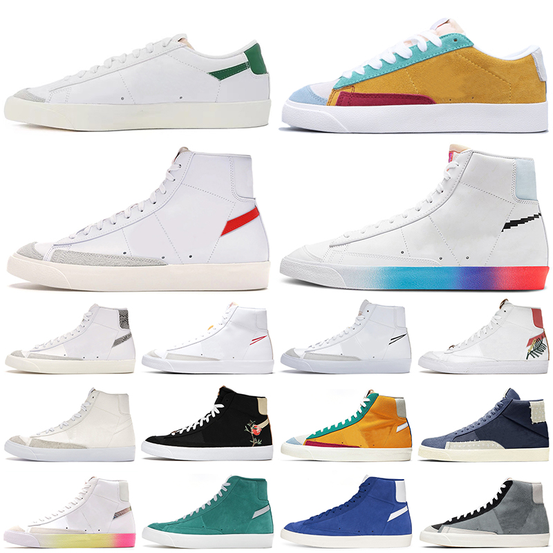 

Blazer Mid 77 casual shoes High Have A Good Game Multi Suede Dorothy Gaters Cool Grey blazes men women platform sneakers outdoor trainers jogging, High sail white