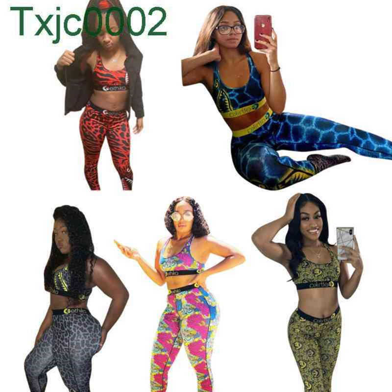Femmes Deux Pieces Pantalons Ensemble de maillot de bain d'été Escadre Ethika Crop Top Vest Pantalon Boxers Boîtes Bikini Costumes Patchwork Shar