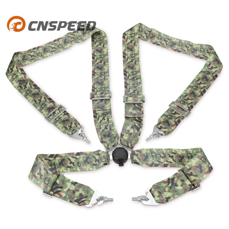 Safety Belts & Accessories Adjustable Racing Seat Belt Safty Harness Car Auto Universal 4-Point Camlock Quick Release Camouflage-image-747400271