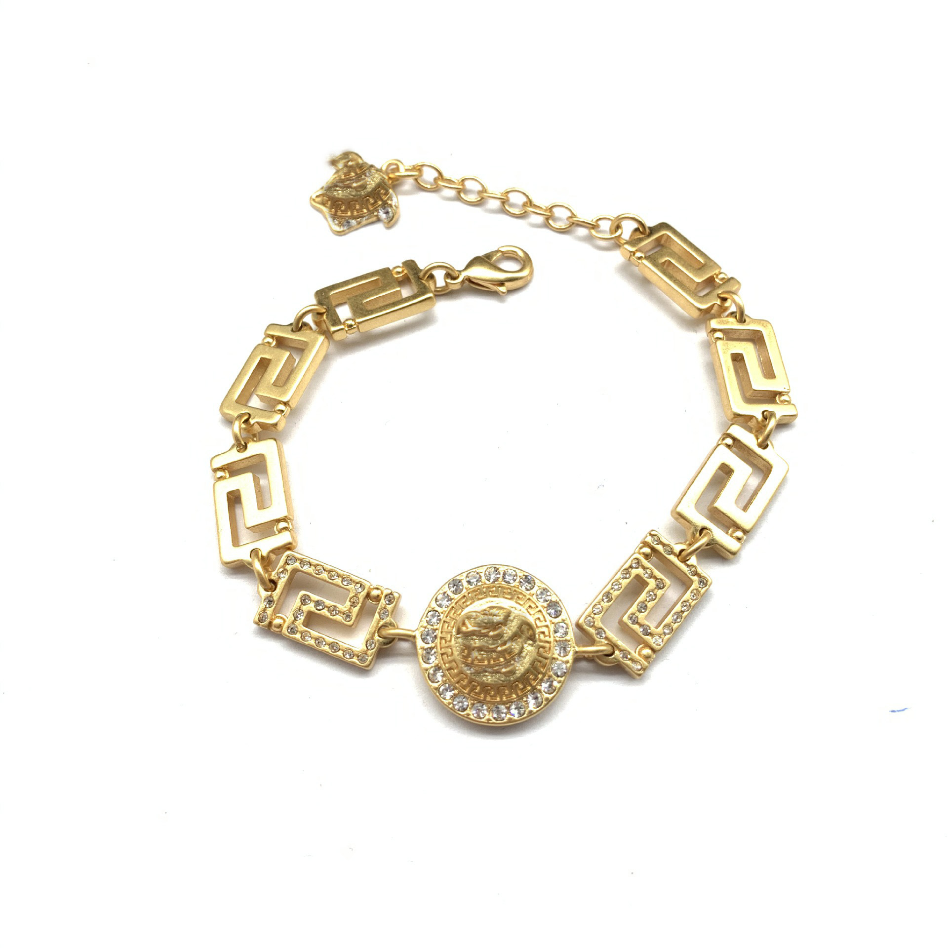 

Designer Full CZ Diamond Gold Necklace Baroque Jewelry Labyrinth Necklace Vintage Fashion Necklace