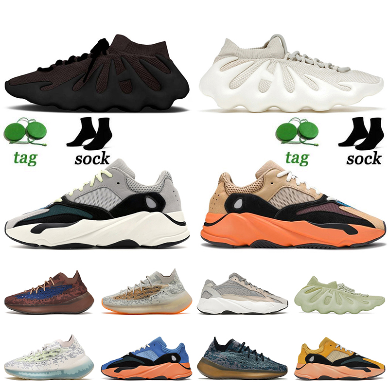 

Fashion ADDS Yeezys Boost 700 V3 Kanye West Mens Running Shoes Yeezy 380 Sneakers Alien Blue Azure non-feflective Covellite Resin Dark Slate