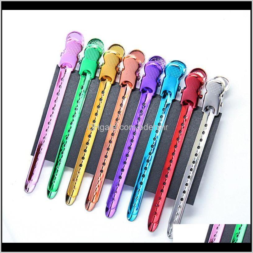 

Aessories & Tools Products12Pcs Hair Curl Styling Coloring Dividing Duck Bill Clips Metal Hairdressing Sectioning Alligator Hairpins Clamp D